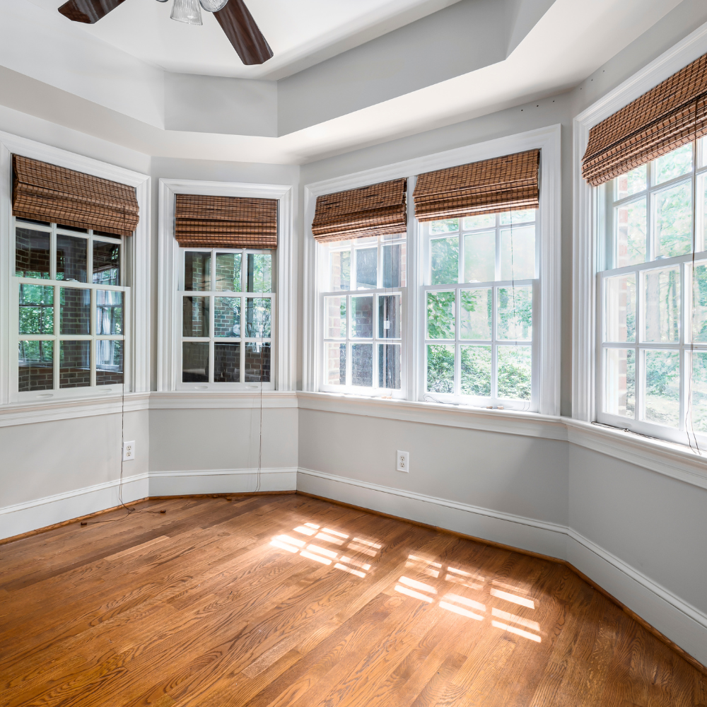 A nice picture of windows with blinds