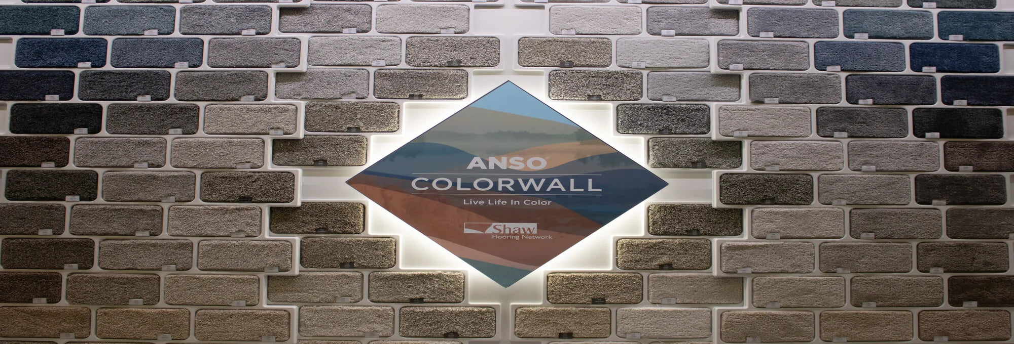 Anso Colorwall that has different colors of wall bricks.